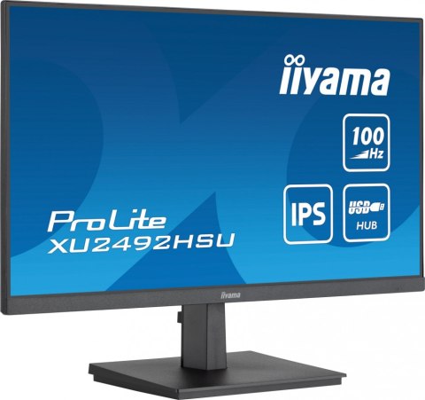 Monitor IIYAMA XU2492HSU-B6 (23.8" /IPS /100Hz /1920 x 1080 /Czarny) Monitor IIYAMA XU2492HSU-B6 (23.8" /IPS /100Hz /1920 x 1080 /Czarny)