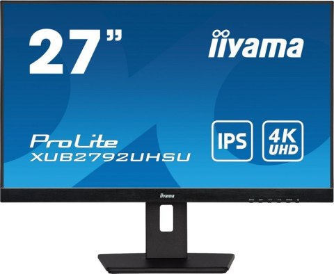 Monitor IIYAMA XUB2792UHSU-B5 (27" /60Hz /3840 x 2160 /Czarny) Monitor IIYAMA XUB2792UHSU-B5 (27" /60Hz /3840 x 2160 /Czarny)