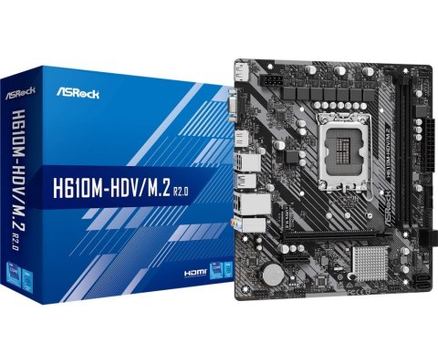 Płyta główna ASROCK H610M-HDV/M.2 R2.0 LGA1700 microATX