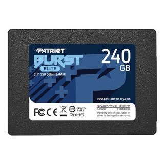 Dysk SSD PATRIOT Burst Elite 240 GB Burst Elite (2.5″ /240 GB /SATA III (6 Gb/s) /450MB/s /320MB/s)