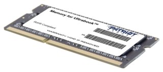 Pamięć PATRIOT (SODIMM\DDR3\4 GB\1600MHz\1.35V\11 CL\Single)