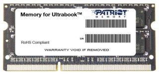 Pamięć PATRIOT (SODIMM\DDR3\4 GB\1600MHz\1.35V\11 CL\Single)