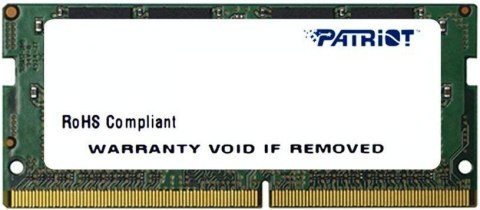 Pamięć PATRIOT (SODIMM\DDR4\4 GB\2400MHz\1.2V\17 CL\Single)