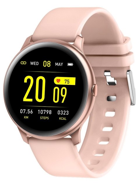 Smartwatch Fit FW32 Neon Różowy MAXCOM Android Różowy