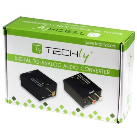 Konwerter TECHLY 301139 Toslink + RCA - 2x RCA