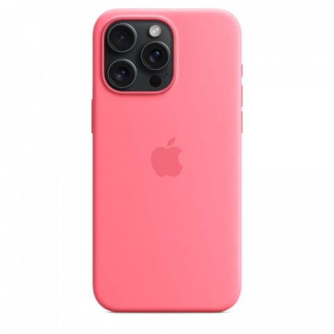 Etui silikonowe z MagSafe do iPhonea 15 Pro Max - różowe Etui silikonowe z MagSafe do iPhonea 15 Pro Max - różowe