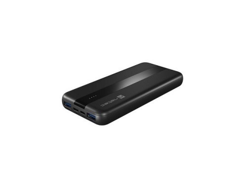 Powerbank NATEC Trevi Slim Q 10000mAh 2x USB QC 3.0 + 1x USB-C PD Czarny NPB-1923