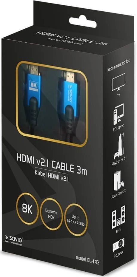 SAVIO CL-143 3m /s1x HDMI 1x HDMI SAVIO CL-143 3m /s1x HDMI 1x HDMI