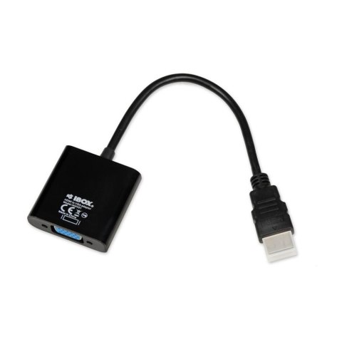 Adapter IBOX IAHV01 Czarny HDMI - VGA IAHV01