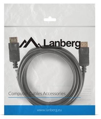 LANBERG CA-DPDP-10CC-0030-BK 3m /s1x DisplayPort 1x DisplayPort