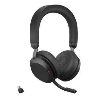 Słuchawki bezprzewodowe JABRA Evolve2 75 Link380c UC Stereo (Czarny)