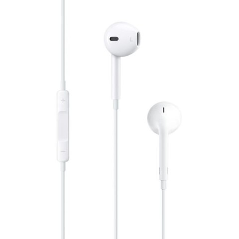 Słuchawki douszne z mikrofonem APPLE EarPods (3.5 mm wtyk/Biały) Słuchawki douszne z mikrofonem APPLE EarPods (3.5 mm wtyk/Biały)