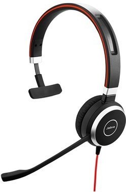 Słuchawki nauszne z mikrofonem JABRA Evolve 40 Mono (1.2m /Przewodowe wtyk/Czarny)