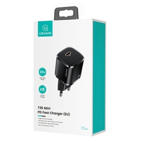 Zasilacz USAMS Usa000843(1x USB typ C\3000mA\12V) Zasilacz USAMS Usa000843(1x USB typ C\3000mA\12V)