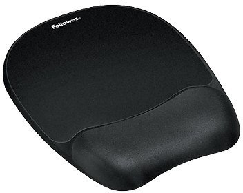 Podkladka pod mysz i nadgarstek Memory Foam Czarna Podkladka pod mysz i nadgarstek Memory Foam Czarna