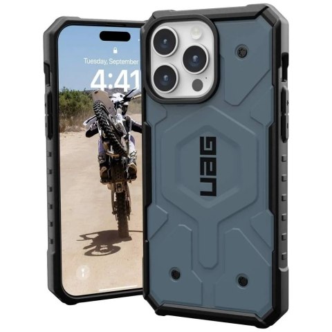 UAG Pathfinder Magsafe - obudowa ochronna do iPhone 15 Pro Max kompatybilna z MagSafe (cloud blue) UAG Pathfinder Magsafe - obudowa ochronna do iPhone 15 Pro Max kompatybilna z MagSafe (cloud blue)