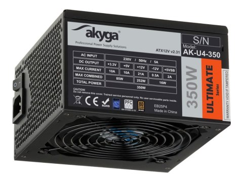 Zasilacz PC AKYGA 350W AK-U4-350 Zasilacz PC AKYGA 350W AK-U4-350
