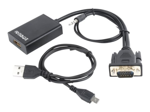 Adapter GEMBIRD A-VGA-HDMI-01 VGA - HDMI + Audio Adapter GEMBIRD A-VGA-HDMI-01 VGA - HDMI + Audio