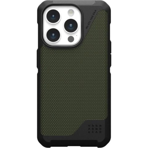 UAG Metropolis LT Magsafe - obudowa ochronna do iPhone 15 Pro kompatybilna z MagSafe (kevlar olive) UAG Metropolis LT Magsafe - obudowa ochronna do iPhone 15 Pro kompatybilna z MagSafe (kevlar olive)
