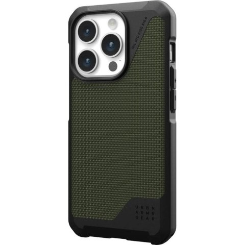 UAG Metropolis LT Magsafe - obudowa ochronna do iPhone 15 Pro kompatybilna z MagSafe (kevlar olive) UAG Metropolis LT Magsafe - obudowa ochronna do iPhone 15 Pro kompatybilna z MagSafe (kevlar olive)