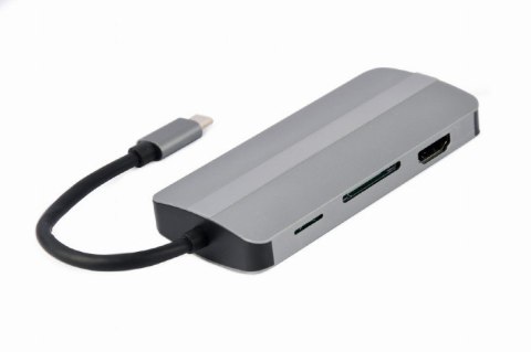 Adapter GEMBIRD A-CM-COMBO8-02 USB - HDMI Adapter GEMBIRD A-CM-COMBO8-02 USB - HDMI