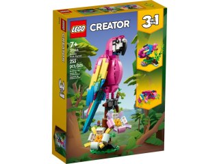 LEGO 31144 Creator 3w1 - Egzotyczna różowa papuga