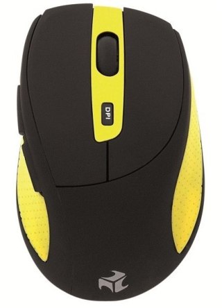 Mysz Bezprzewodowa IBOX BEE2 PRO OPTICAL WIRELESS BLACK/YELLOW USB