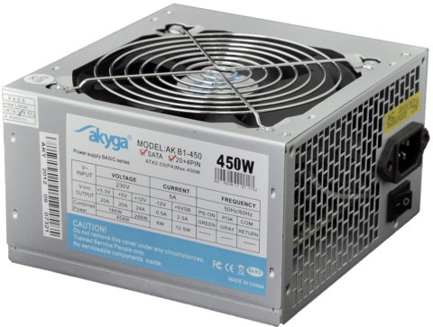 Zasilacz PC AKYGA 450W AK-B1-450 Zasilacz PC AKYGA 450W AK-B1-450