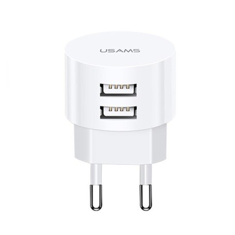 Zasilacz USAMS USA000451(2x USB\2100mA\5V) Zasilacz USAMS USA000451(2x USB\2100mA\5V)