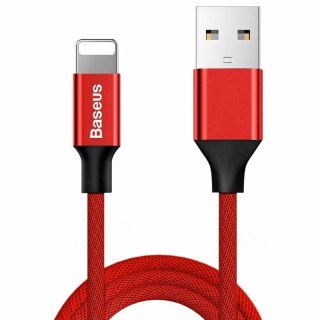 Kabel Baseus Yiven CALYW-A09 (USB 2.0 - Lightning ; 1,8m; kolor czerwony)