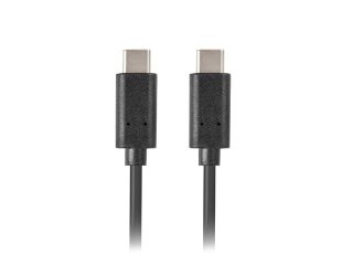 Kabel Lanberg CA-CMCM-10CU-0010-BK (USB typu C - USB typu C ; 1m; kolor czarny)