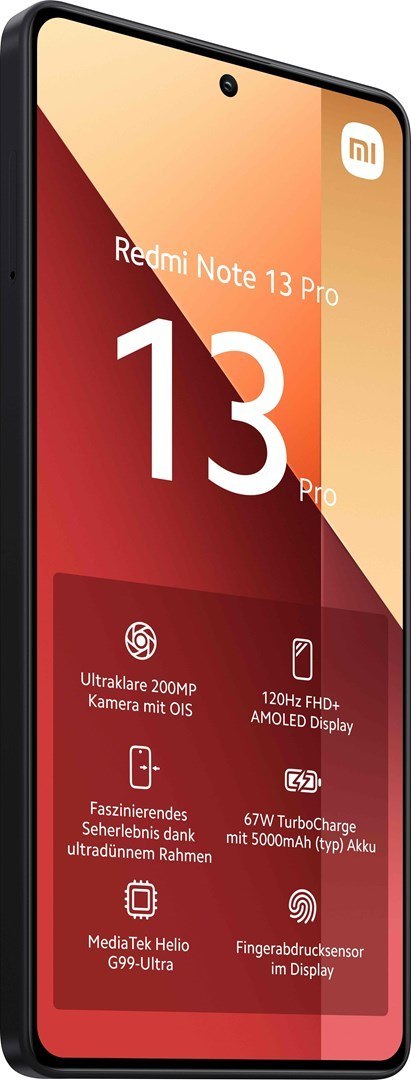 Smartfon Xiaomi Redmi Note 13 Pro 8/256GB Midnight Black