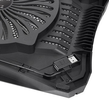Podkładka chłodząca pod laptop Thermaltake Massive V20 CL-N004-PL20BL-A (17.x cala; 1 wentylator) Podkładka chłodząca pod laptop Thermaltake Massive V20 CL-N004-PL20BL-A (17.x cala; 1 wentylator)