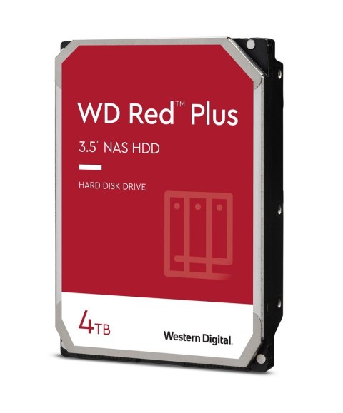 Dysk HDD WD Red Plus WD40EFPX (4 TB ; 3.5"; 256 MB)