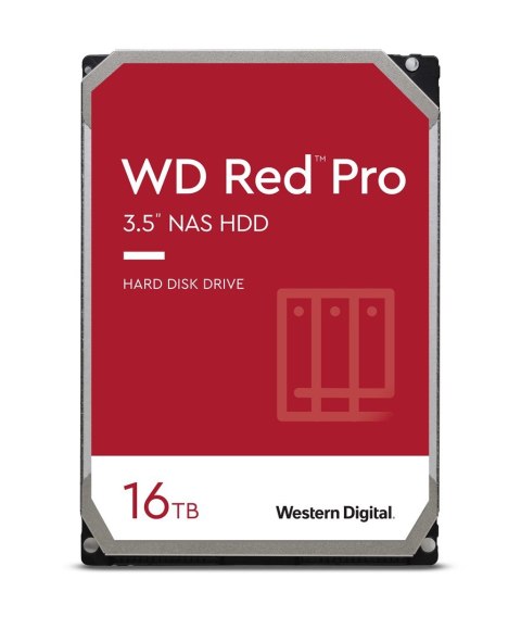 Dysk HDD WD Red Pro WD161KFGX (16 TB ; 3.5"; 512 MB; 7200 obr/min) Dysk HDD WD Red Pro WD161KFGX (16 TB ; 3.5"; 512 MB; 7200 obr/min)