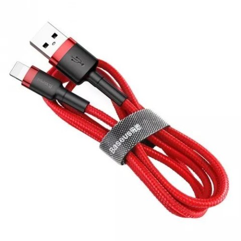 BASEUS KABEL LIGHTNING USB CAFULE1,5A 2M CZERWONY BASEUS KABEL LIGHTNING USB CAFULE1,5A 2M CZERWONY
