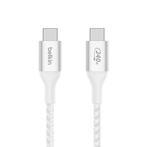 BELKIN KABEL BOOST CHARGE USBC-C 240W 1M, BIAŁY