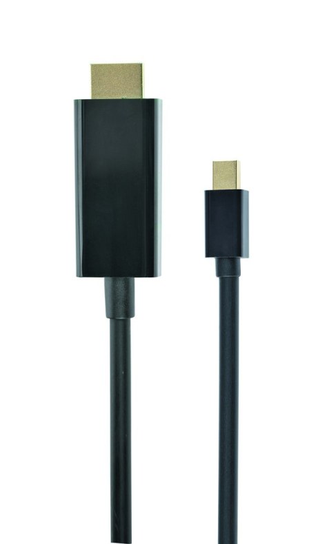 Kabel GEMBIRD CC-mDP-HDMI-6 (Mini DisplayPort M - HDMI M; 1,8m; kolor czarny) Kabel GEMBIRD CC-mDP-HDMI-6 (Mini DisplayPort M - HDMI M; 1,8m; kolor czarny)