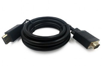 Kabel GEMBIRD CCP-DPM-VGAM-6 (D-Sub (VGA) M - DisplayPort M; 1,8m; kolor czarny) Kabel GEMBIRD CCP-DPM-VGAM-6 (D-Sub (VGA) M - DisplayPort M; 1,8m; kolor czarny)