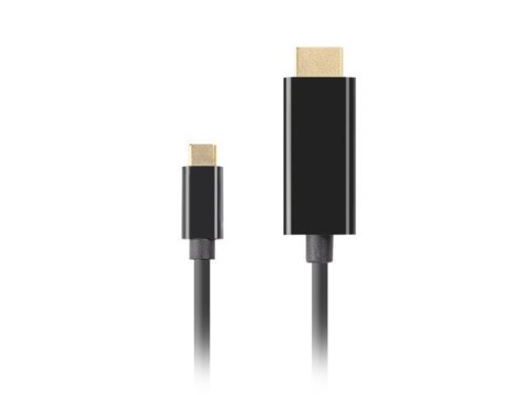 LANBERG KABEL USB-C(M)->HDMI(M) 3M 4K 60HZ CZARNY CA-CMHD-10CU-0030-BK