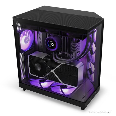 NZXT OBUDOWA KOMPUTEROWA NZXT H6 FLOW RGB MIDI TOWER Z OKNEM CZARNA NZXT OBUDOWA KOMPUTEROWA NZXT H6 FLOW RGB MIDI TOWER Z OKNEM CZARNA