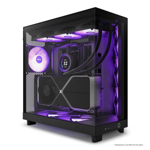 NZXT OBUDOWA KOMPUTEROWA NZXT H6 FLOW RGB MIDI TOWER Z OKNEM CZARNA NZXT OBUDOWA KOMPUTEROWA NZXT H6 FLOW RGB MIDI TOWER Z OKNEM CZARNA