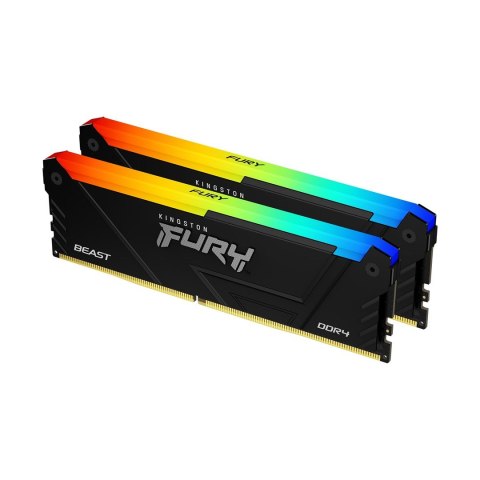 Kingston Fury Beast RGB, DDR4, 16 GB, 3200MHz, CL16 Kingston Fury Beast RGB, DDR4, 16 GB, 3200MHz, CL16