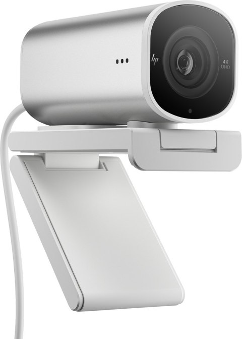 Kamera internetowa HP 960 4K Streaming Webcam USB srebrna 695J6AA Kamera internetowa HP 960 4K Streaming Webcam USB srebrna 695J6AA