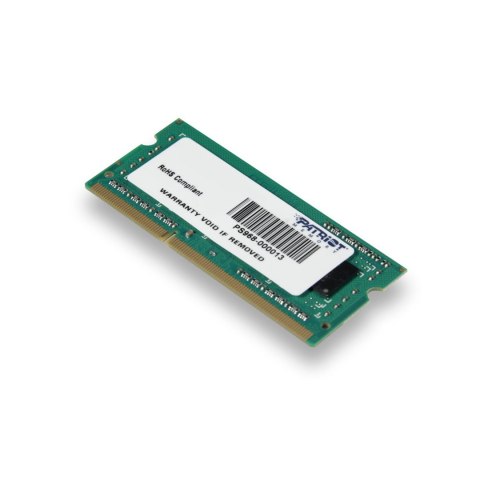 Pamięć Patriot Memory Signature PSD34G160081S (DDR3 SO-DIMM; 1 x 4 GB; 1600 MHz; CL11)