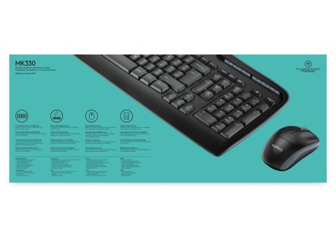 ZESTAW LOGITECH WIRELESS COMBO MK330 BEZPRZEWODOWY ZESTAW LOGITECH WIRELESS COMBO MK330 BEZPRZEWODOWY