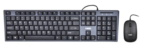 Zestaw klawiatura + mysz IBOX IKMS606 (USB 2.0; (US); kolor czarny; optyczna; 800 DPI) Zestaw klawiatura + mysz IBOX IKMS606 (USB 2.0; (US); kolor czarny; optyczna; 800 DPI)
