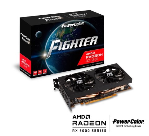 Karta graf. PowerColor Fighter Radeon RX 6600 8G Karta graf. PowerColor Fighter Radeon RX 6600 8G