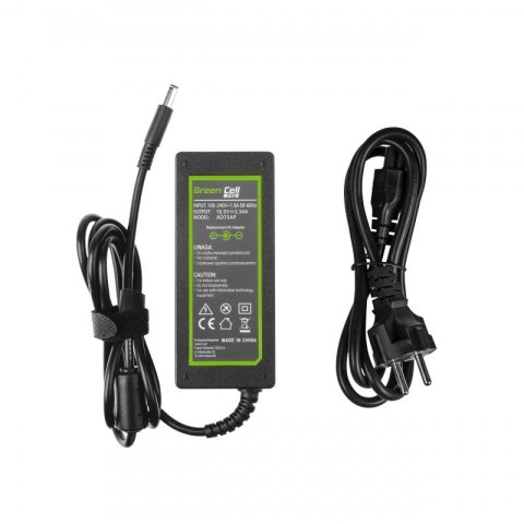 GREEN CELL ZASILACZ AD75AP DELL 19V 3.42A 65W GREEN CELL ZASILACZ AD75AP DELL 19V 3.42A 65W