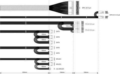 Zasilacz Akyga AK-B1-700 (700 W; Pasywne; 120 mm) Zasilacz Akyga AK-B1-700 (700 W; Pasywne; 120 mm)